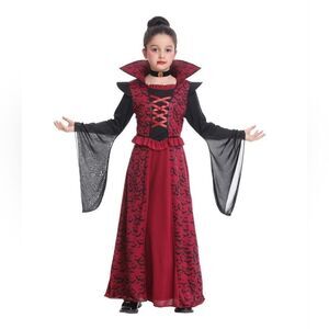 Vampire Halloween Costume Girl's Size 10-12